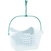 Plastic Peg Basket with 48 Prism Soft Touch Mini Pegs - Clear