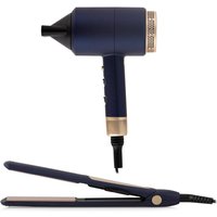 Gift Hair Dryer and Straightener Twilight Blue and Champagne - Twilight Blue