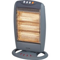 WARMLITE, 1200w Grey Halogen Heater - Grey WARMLITE, 1200w Grey Halogen Heater - Grey