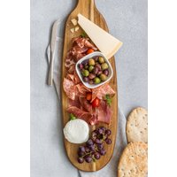 MasterClass Gourmet Prep Serve Long Acacia Paddle Board - Brown