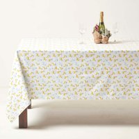 Majestic Stag 100 Cotton Grey Christmas Tablecloth - Majesic Stag / 305cm / 178cm