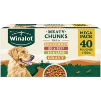 Winalot, Pack of 40 Winalot Perfect Portions Dog Food Pouches Winalot, Pack of 40 Winalot Perfect Portions Dog Food Pouches