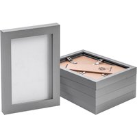 Photo Frames - 4x6" - Pack of 5 - Grey