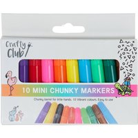 Pack of 10 Mini Chunky Markers