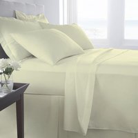 400 Thread Count Flat Sheet - Cream / Superking