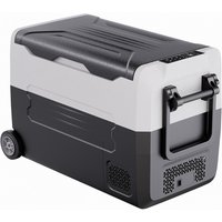 Compressor Car Refrigerator with Dual Temp - White & Black / 44.3cm