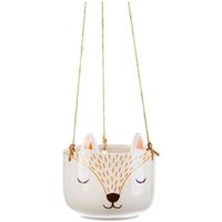 Woodland Fox Hanging Planter - Neutral