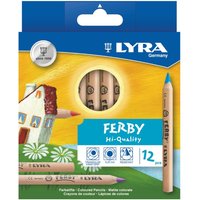 Lyra Ferby Nature Coloured Pencil 12 Piece Set - Multi Colour