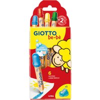 Giotto Be Be Super Large Pencils 6 piece Set - Multi Colour