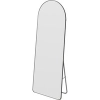 Modern Arched Full Length Mirror - Black