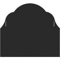 Opaline Grey Ornate Large Arch Wall Mirror - Grey