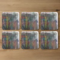 Fine Art Tree Coaster - Black