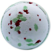 Festive Christmas Bath Bombs Holly Berry Mistletoe Gift Set - White