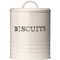 Sketch Cream Biscuit Canister - Cream