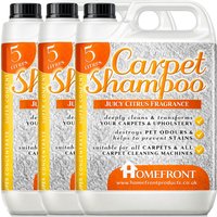 Citrus Carpet Shampoo Deeply Cleans to Remove Stains and Odours - Orange / 15kg