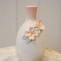 Contemporary Pink Floral Vase for Home Decor - Pink