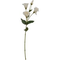 Lemon Pavilion Furniture and Decor Lisianthus Spray Artificial Flower - Plastic - L15xW15xH69 cm - White