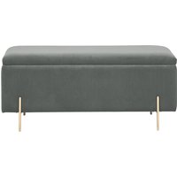 Mystica Ottoman Storage Bench - Grey