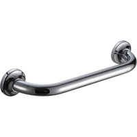 Assurity Stainless Steel Bathroom Grab Rail - Polished Chrome / 35.5cm