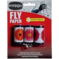 Nippon Sticky Fly Papers - Black