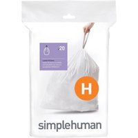 Simplehuman Custom Fit Bin Liners - H / 20