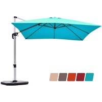 Garden Offset Umbrella Parasol - Blue
