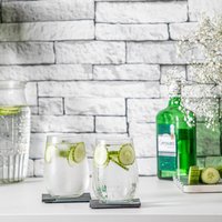 Gaia Stemless Red Wine Glasses Pack of 6 - Clear