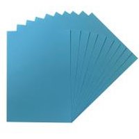 Pack of 100 75gsm Coloured Paper Sheets - Light Blue / A5