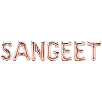 Sangeet Foil Balloons - Pink