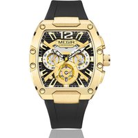 MEGIR Fashion Sports Waterproof Lemo Watch - Gold