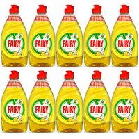 Fairy Liquid Washing Up Liquid Lemon 320ml - Pack of 10