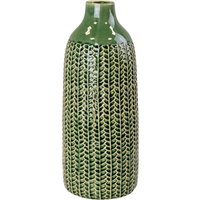 Four Candle Green Ceramic Vase 37.5cm