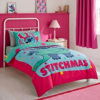 OHS Stitch Christmas Duvet Cover Set, Multi - Single