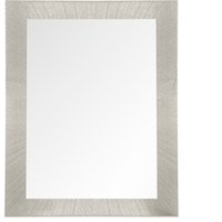 Silver Starburst Glitter Mirror - Silver
