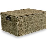 Seagrass Storage Baskets - Brown Green / 18cm / 28cm / Sea Grass
