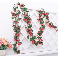Artificial Hanging Vine Garland - Red