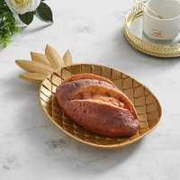 Golden Fruit Wooden Bowl - Gold / 21.5cm