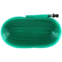 15M Flexible Flat Sprinkler Soaker Hose Lawn Watering - Green