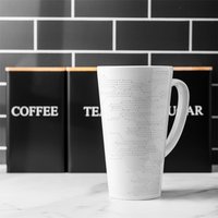 Digital With Technology Circuit Board Latte Mug - Silver