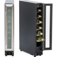 SIA 22L Undercounter Wine Cooler Fridge - Silver