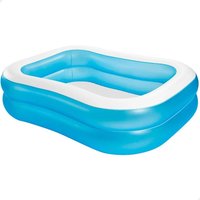 Rectangular Swim Center Inflatable Pool - Blue