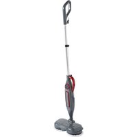 Morphy Richards MRXSTEAMPRO 3 in 1 Steam Spin Mop - red and grey