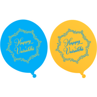Happy Vaisakhi Party Balloons - Yellow