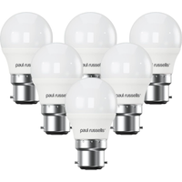 5.5W LED Golf Dimmable, B22, 470lm, 2700K - Warm White / 6