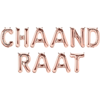 Chaand Raat Foil Balloons - Pink