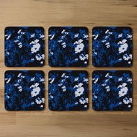 Field Of Flowers Coaster - Blue