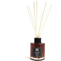 Ginger Stem Walnut Reed Diffuser, Aromatic Home Fragrance - Maroon
