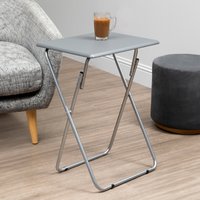 Bernie Folding Table With Grey Top - Green