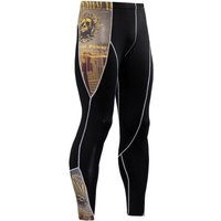 Men's Breathable Quick Dry Exercise Trousers - Yellow / 2XL
