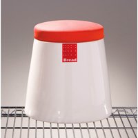 Red Tag Bread Bin - White, Red